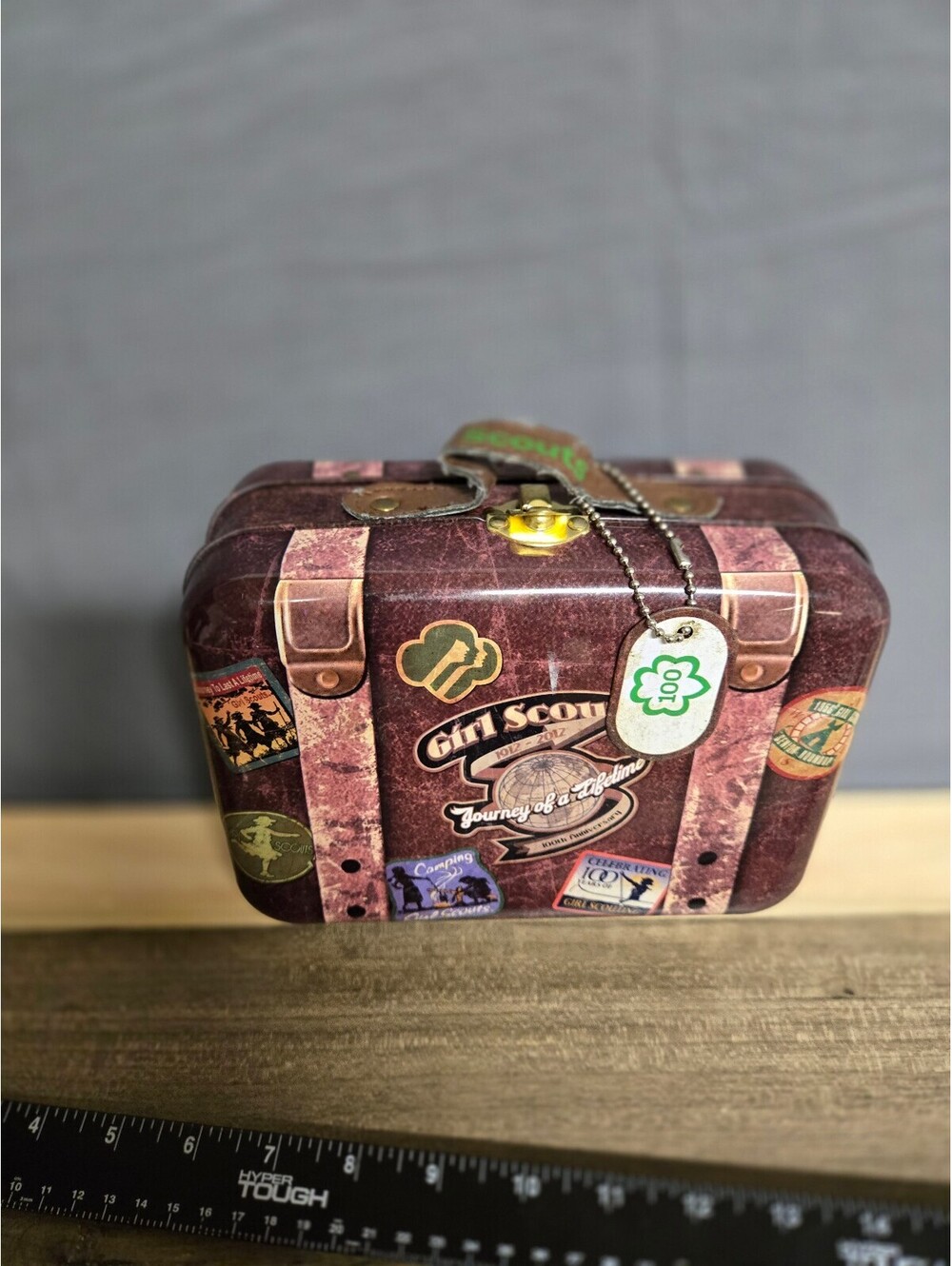 Girl Scouts 100th Anniversary Vintage Style Tin Box